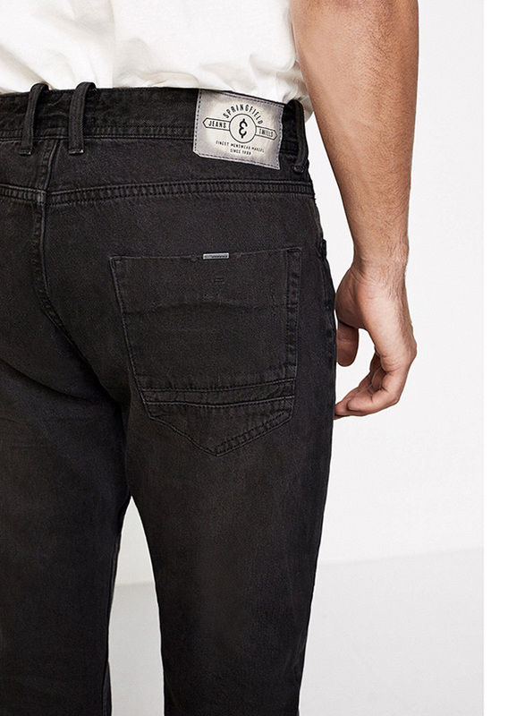 Springfield Denim Jeans for Men, 36 EU, Black
