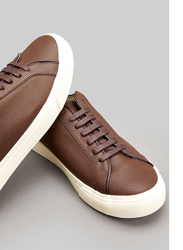 Springfield Lace-Up Sneakers, 42 EU, Dark Brown