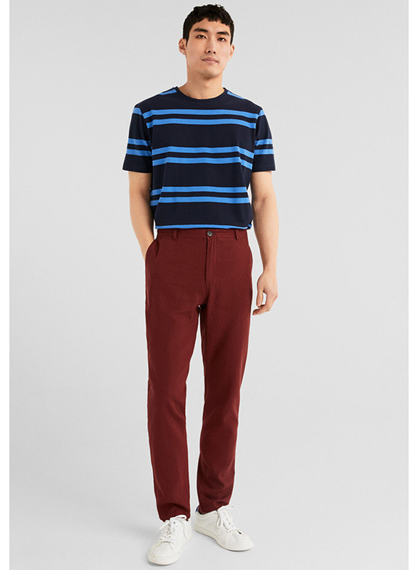 Springfield Sport Trousers Chinos for Men, 48 EU, Wine