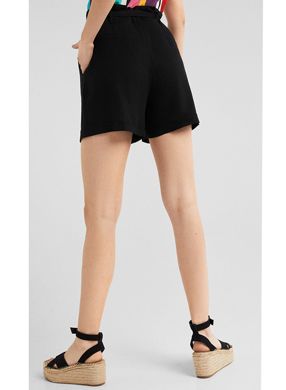 Springfield Fancy Bermuda Shorts for Women, 38 EU, Black