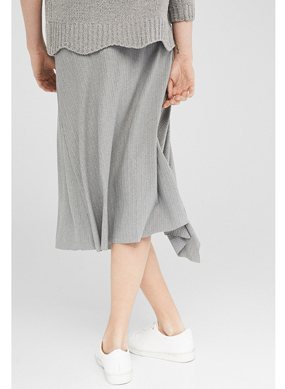 Springfield Handkerchief Midi Skirt, Medium, Tan