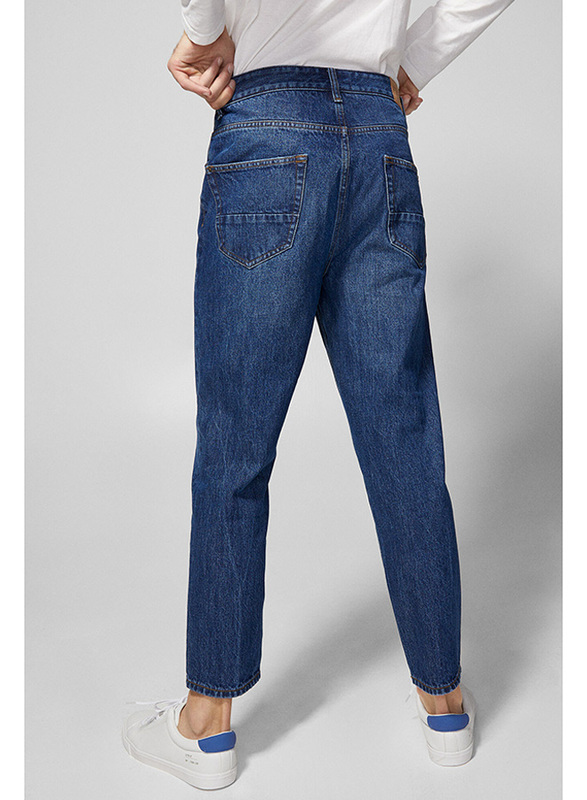 Springfield Denim Jeans for Men, 30 EU, Dark Blue