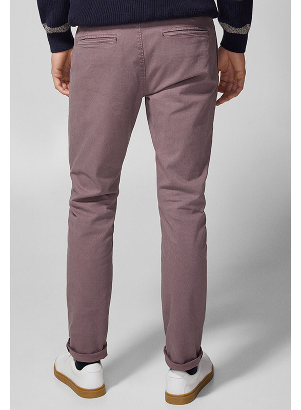 Springfield Sport Trousers Chinos for Men, 44 EU, Pink