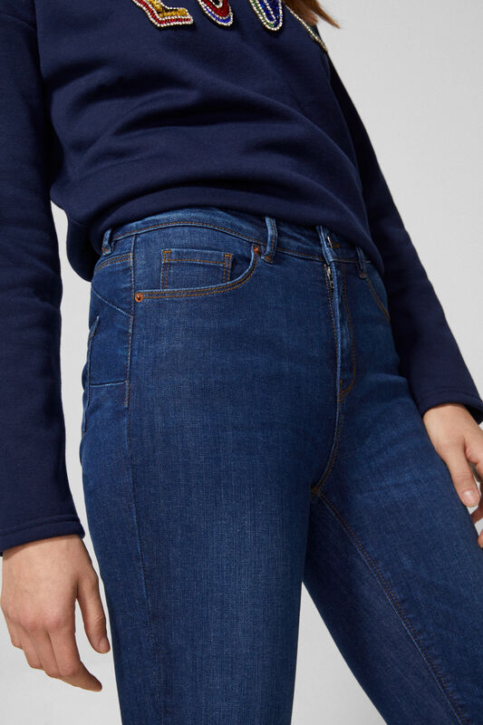 Springfield Fancy Denim Jeans for Women, 38 EU, Medium Blue