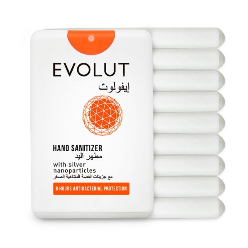 

Evolut - Protection For Every Day, Kit (10 Sanitizers) + 50 PIECES DISPOSABLE 3 PLY FACE MASK
