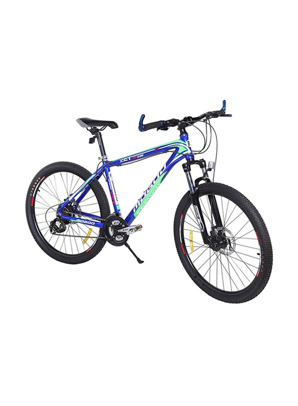 

Mogoo Epsilon Alloy Mountain Bike, 26 Inch, Extra Large, Blue