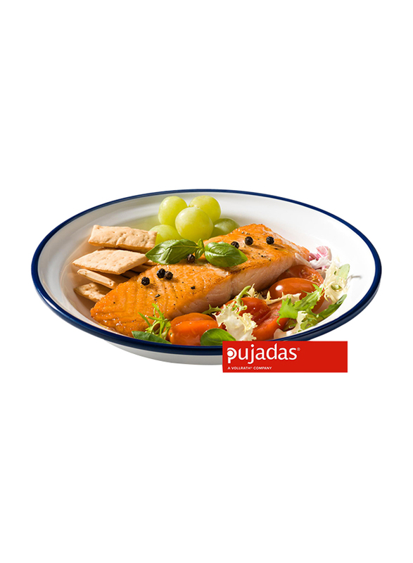 

Pujadas 20cm Melamine Deep Mediterranean Dinner Dish, 20 x 3.5cm, P22726, White