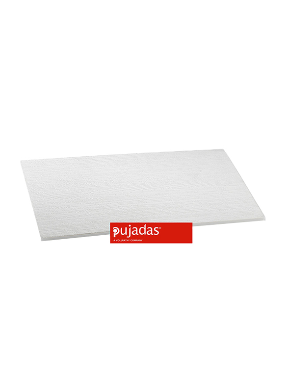 

Pujadas 2/4 Oak Melamine Rectangle Display Plate, 53 x 16.5cm, White