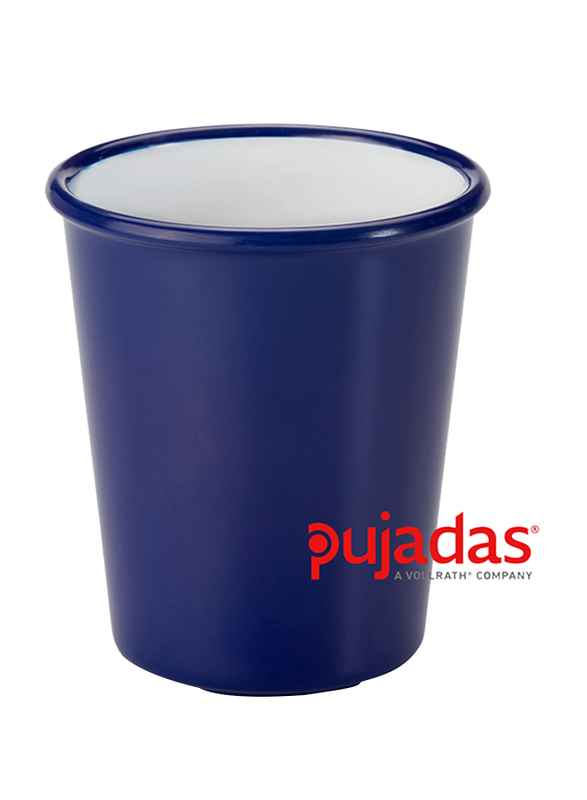 

Pujadas 8cm Melamine Round Mediterranean Glass, P22759, Blue