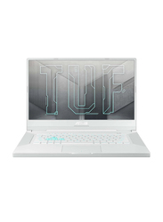 Asus TUF Dash F15 Gaming Laptop, 15.6 inch FHD 144Hz Display, Intel Core i7-11370H 11th Gen 3.3GHz, 512GB SSD, 16GB RAM, 4GB NVIDIA RTX 3050 Graphics, EN-KB, FreeDOS, Moonlight White