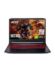 Acer Nitro 5 AN515-55-53E5 Gaming Laptop, 15.6" FHD Display, Intel Core i5-10300H 10th Gen 2.5GHz, 256GB SSD, 8GB RAM, NVIDIA GeForce RTX 3050 Graphics, EN-KB, Win 10 Home, NH-QB0AA-001, Black