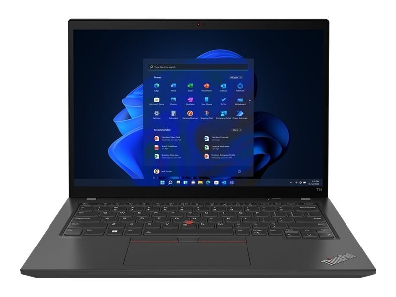 

Lenovo ThinkPad T14 Business Laptop - 14.0", Intel Core i7-1270P, 16GB RAM, 512GB SSD, Intel Iris Xe Graphics, Windows 11 Pro - Black