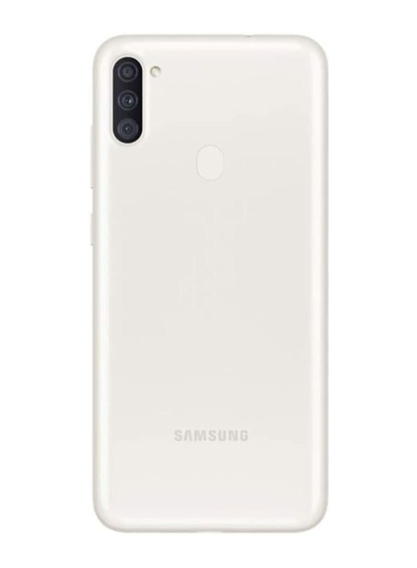 Samsung Galaxy A11 32GB White, 2GB RAM, 4G LTE, Dual Sim Smartphone, UAE Version