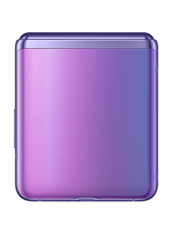 Samsung Galaxy Z Flip 256GB Mirror Purple, 8GB RAM, 4G LTE, Single SIM Smartphone, UAE Version