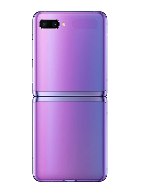 Samsung Galaxy Z Flip 256GB Mirror Purple, 8GB RAM, 4G LTE, Single SIM Smartphone, UAE Version