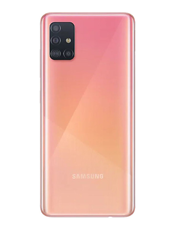 Samsung Galaxy A51 128GB Prism Crush Pink, 6GB RAM, 4G LTE, Dual Sim Smartphone, UAE Version