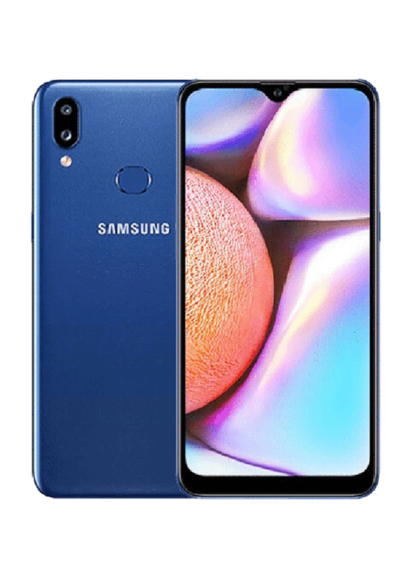 Samsung Galaxy A10s 32GB Blue, 2GB RAM, 4G LTE, Dual Sim Smartphone, UAE Version
