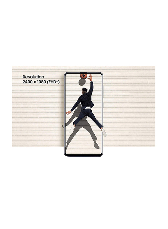 Samsung Galaxy A71 128GB Prism Crush Black, 8GB RAM, 4G LTE, Dual Sim Smartphone, UAE Version