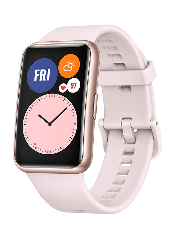 

Huawei Watch Fit 42 mm Fitness Watch, GPS, Sakura Pink