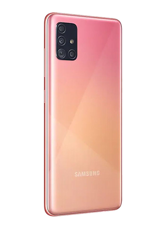 Samsung Galaxy A51 128GB Prism Crush Pink, 6GB RAM, 4G LTE, Dual Sim Smartphone, UAE Version