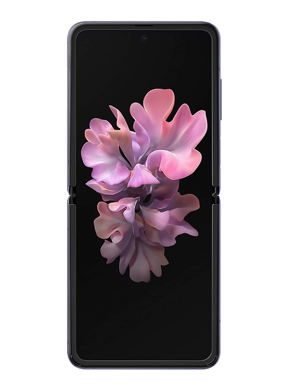 Samsung Galaxy Z Flip 256GB Mirror Purple, 8GB RAM, 4G LTE, Single SIM Smartphone, UAE Version