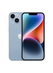 Apple iPhone 14 256GB Blue, With FaceTime, 6GB, 5G, Single SIM Smartphone, Middle East Version