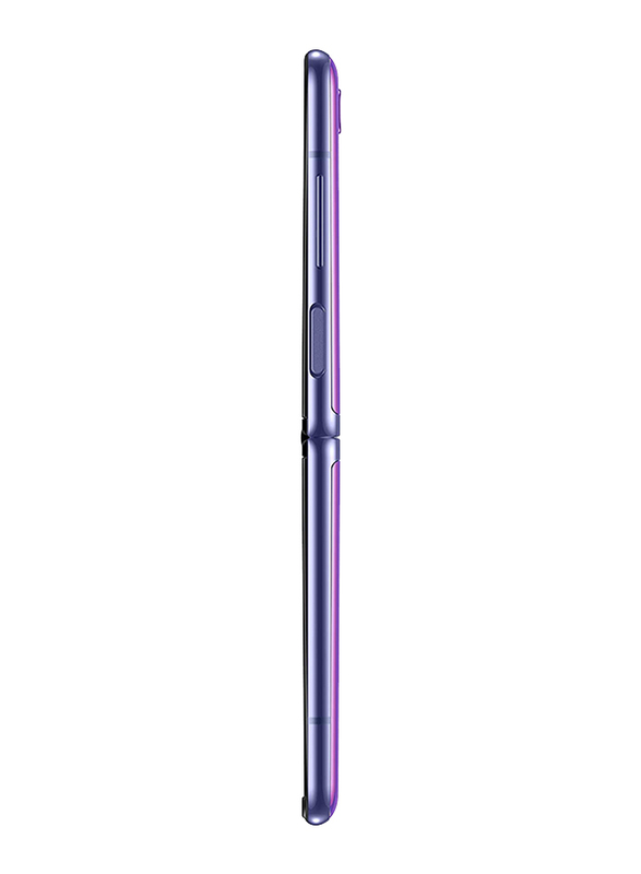 Samsung Galaxy Z Flip 256GB Mirror Purple, 8GB RAM, 4G LTE, Single SIM Smartphone, UAE Version