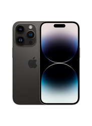 Apple iPhone 14 Pro 256GB Space Black, With FaceTime, 6GB, 5G, Single SIM Smartphone, Middle East Version