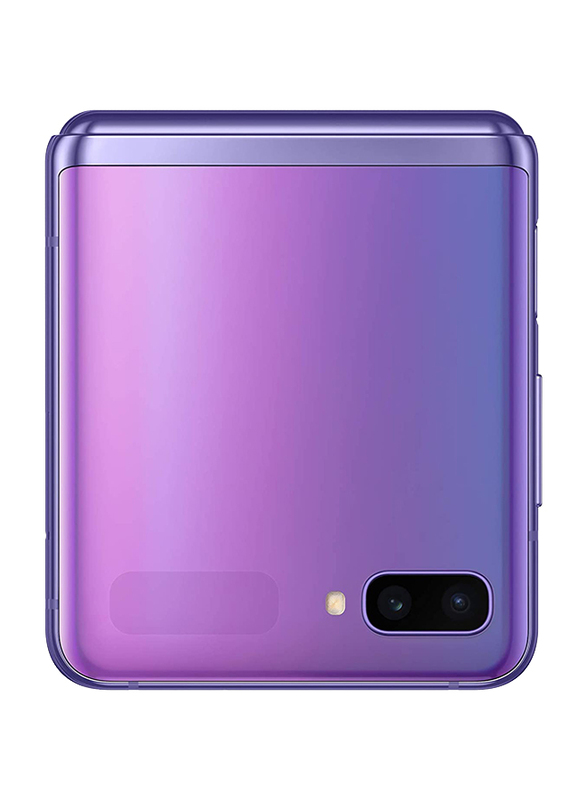 Samsung Galaxy Z Flip 256GB Mirror Purple, 8GB RAM, 4G LTE, Single SIM Smartphone, UAE Version