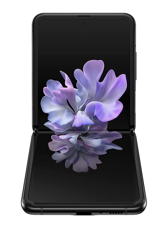 Samsung Galaxy Z Flip 256GB Mirror Black, 8GB RAM, 4G LTE, Single SIM Smartphone, UAE Version