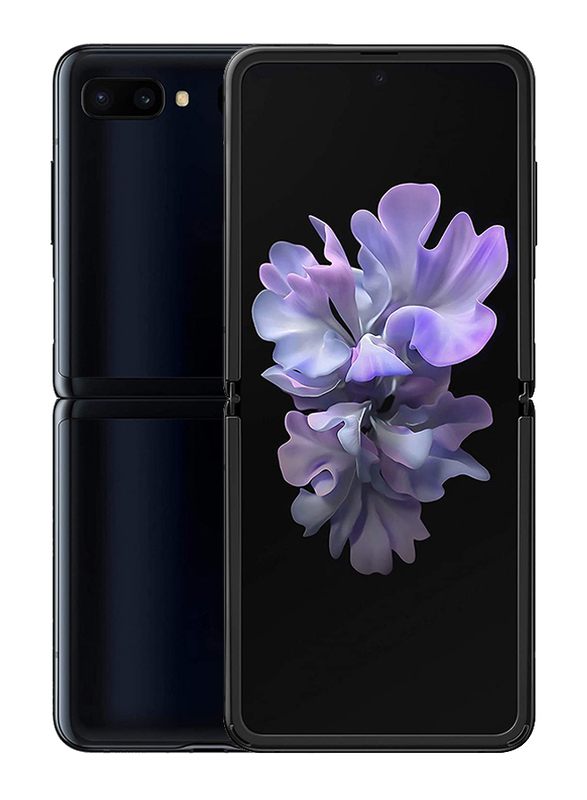 Samsung Galaxy Z Flip 256GB Mirror Black, 8GB RAM, 4G LTE, Single SIM Smartphone, UAE Version