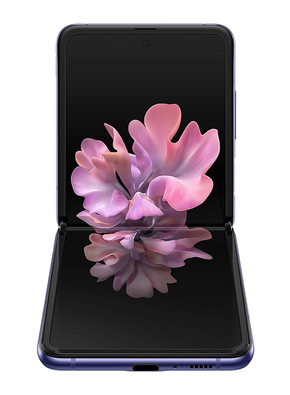 Samsung Galaxy Z Flip 256GB Mirror Purple, 8GB RAM, 4G LTE, Single SIM Smartphone, UAE Version