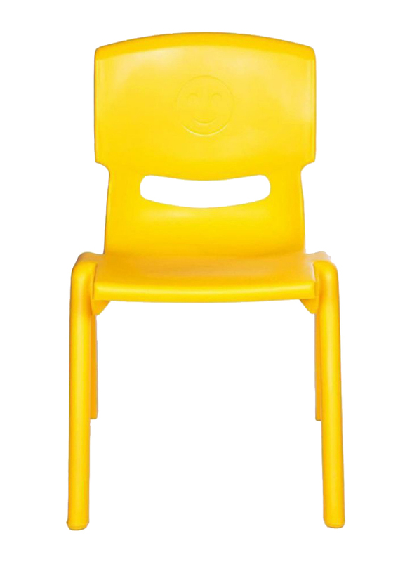 Rainbow Toys Plastic Kids Chair, 35cm, Yellow