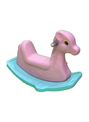 Rainbow Toys Rocking Deer Seesaw, Pink, 65 x 25 x 40cm, Ages 3+