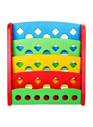 Rainbow Toys Multi Books Shelve, Red/Yellow/Green/Blue