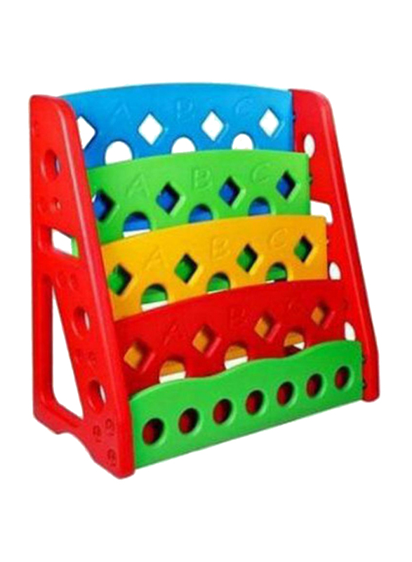 Rainbow Toys Books Shelve with 4 Racks, Multicolor