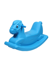 Rainbow Toys Rocking Horse Seesaw, Blue, 65 x 25 x 40cm, Ages 3+