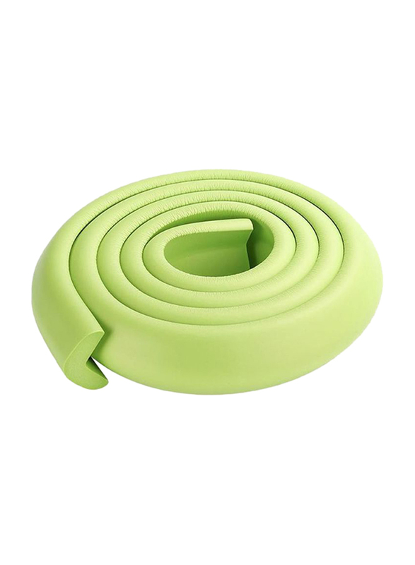 Rainbow Toys 2-Meter Rubber Foam Corner Protector Strip with 2 Corner Guards, Green