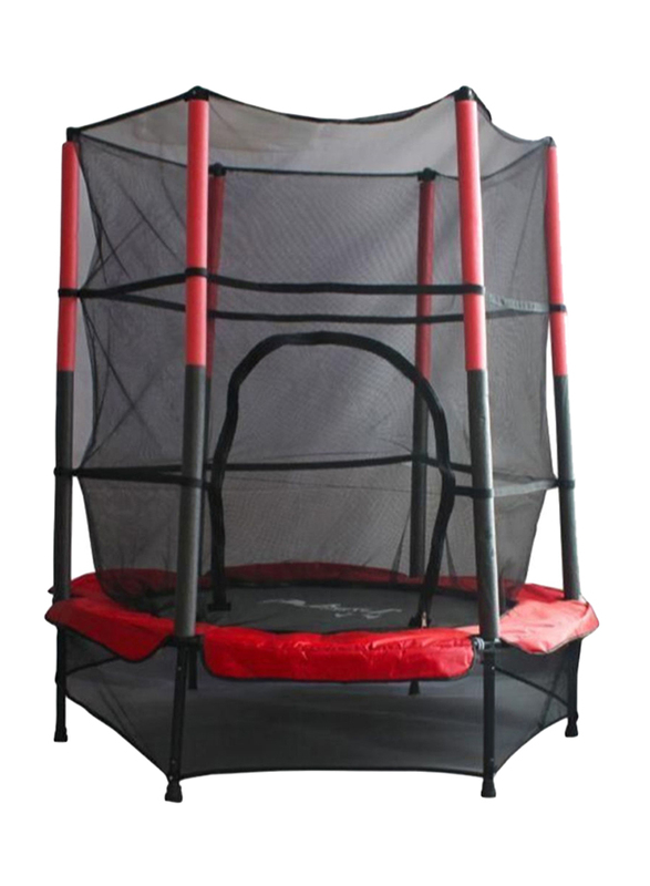 Rainbow Toys Jumper Trampoline with 4 Feet Safety Net, Ages 3+