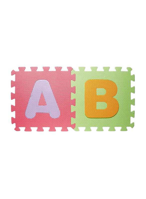 Rainbow Toys 26-Piece Soft EVA Foam Mat Set, Multicolor