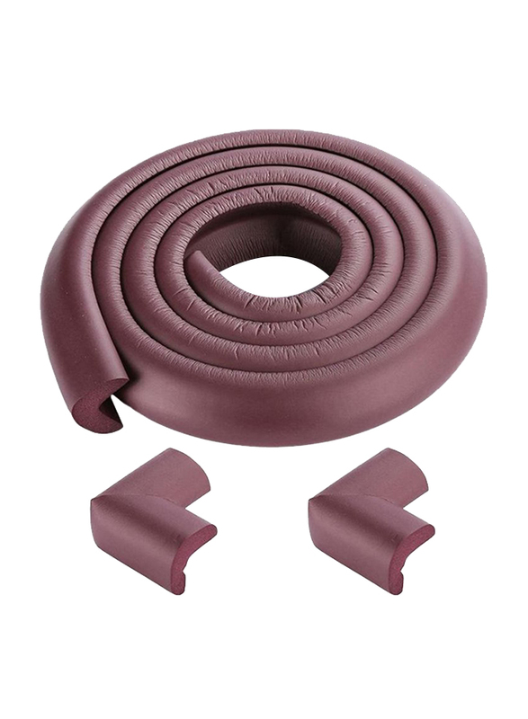 Rainbow Toys 2-Meter Foam Table Edge Corner Cushion Guard Strip, Brown