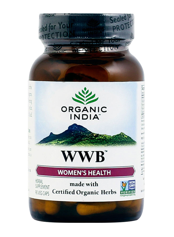 

Organic India WWB Herbal Supplement, 90 Capsules