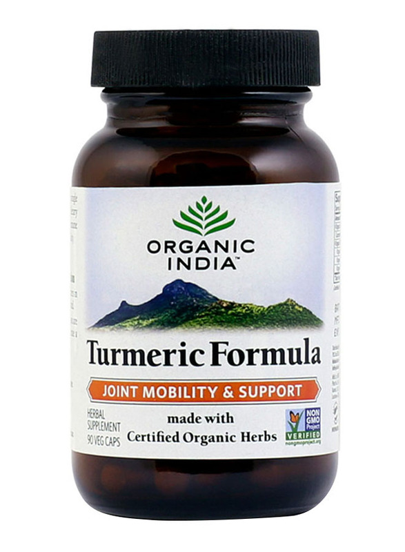 

Organic India Turmeric Formula Herbal Supplement, 90 Capsules