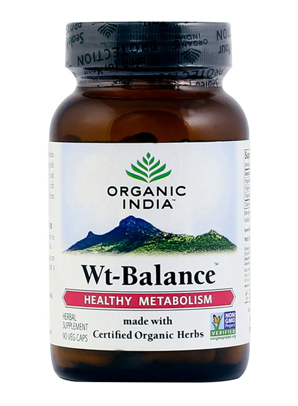 

Organic India Wt-Balance Herbal Supplement, 90 Capsules