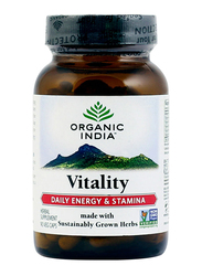 Organic India Vitality Herbal Supplement, 90 Capsules