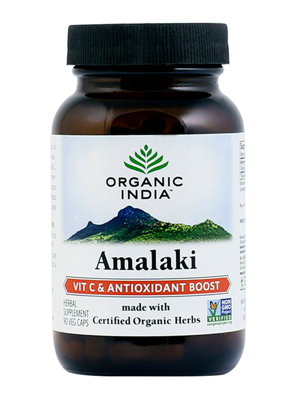 

Organic India Amalaki Herbal Supplement, 90 Capsules