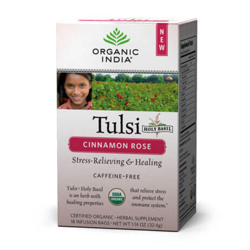 

Organic India Tulsi Cinnamon Rose - 18 Tea Bags