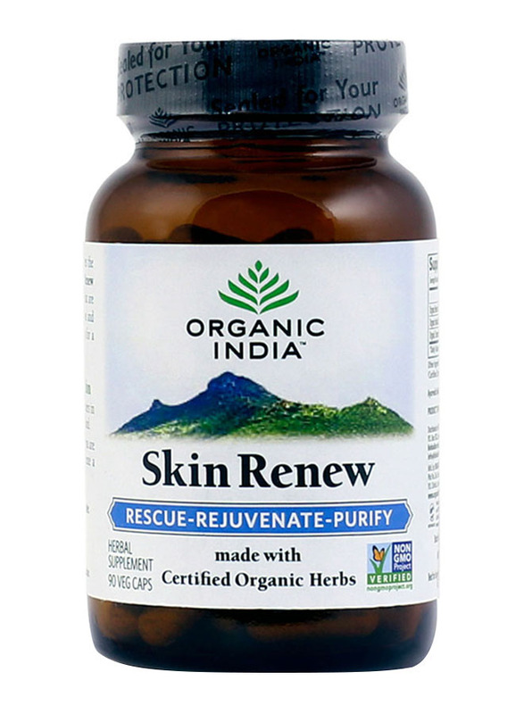 

Organic India Skin Renew Herbal Supplement, 90 Capsules