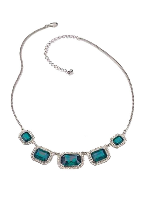 

Avon Camile Radiant Opera Necklace for Women, Green/Silver