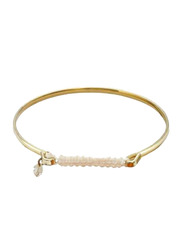 Avon Natalia Kada Bracelet for Women, Gold/Purple